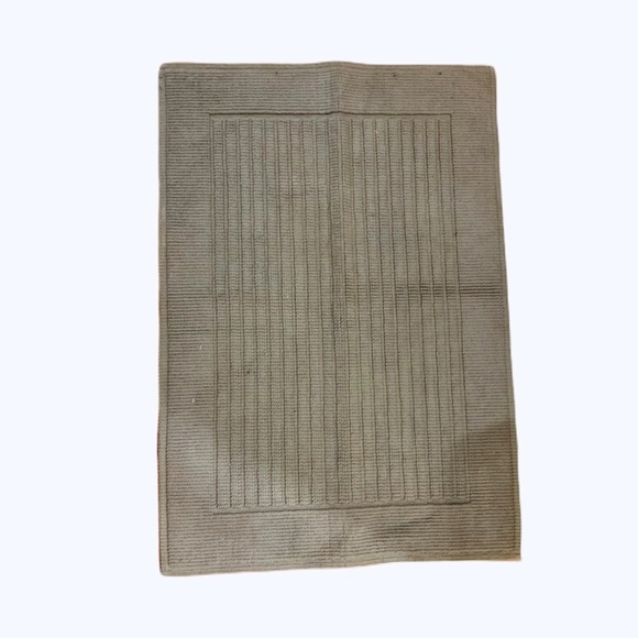 Threshold Bath Threshold Gray Woven Cotton Bath Mat Euc Poshmark
